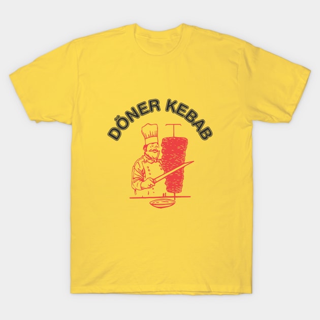 DONER KEBAB BANNER T-Shirt by evanwilliansyah